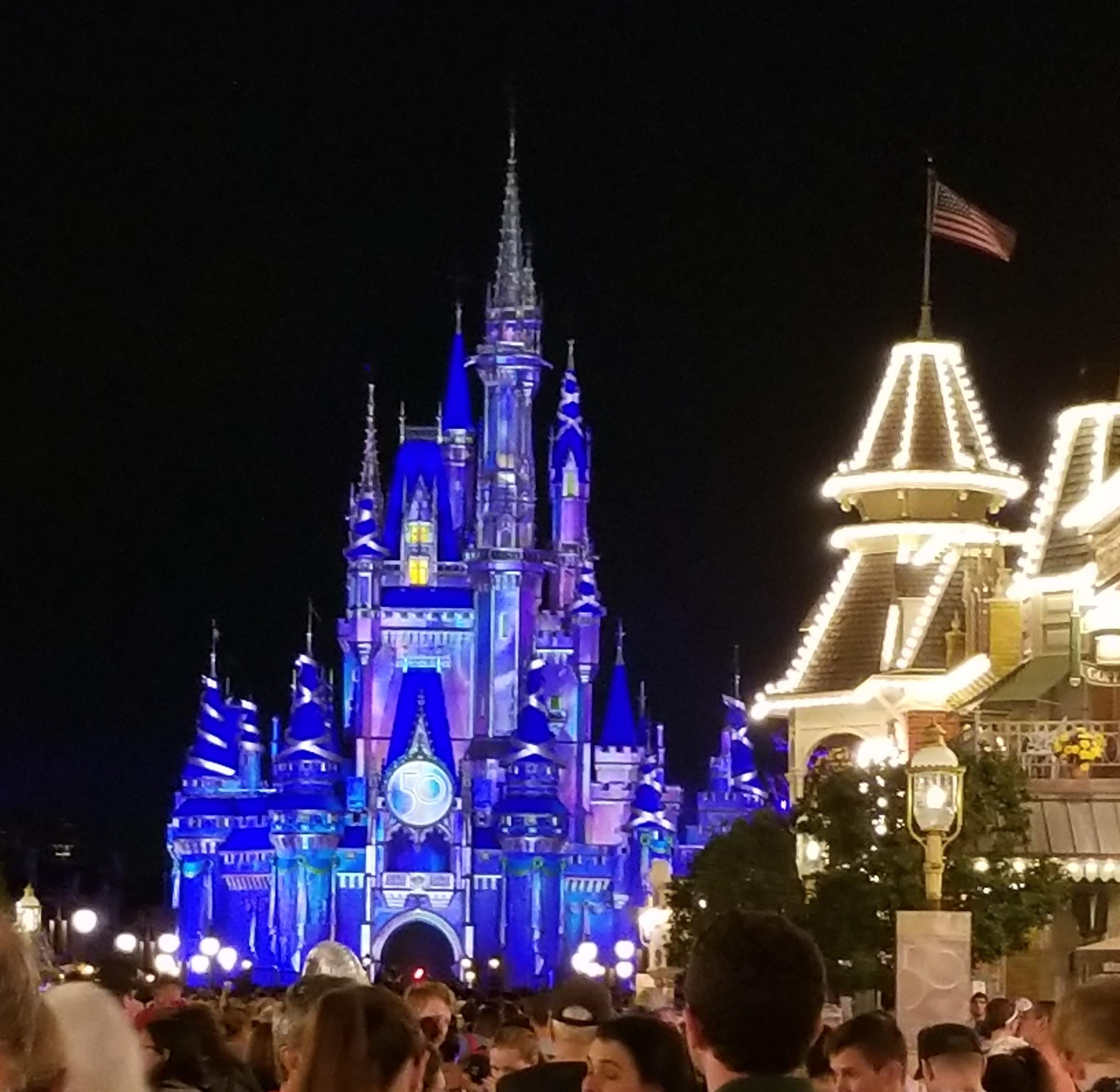 Magic Kingdome before firework show